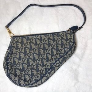 Christian Dior Saddle Bean Monogram Bag